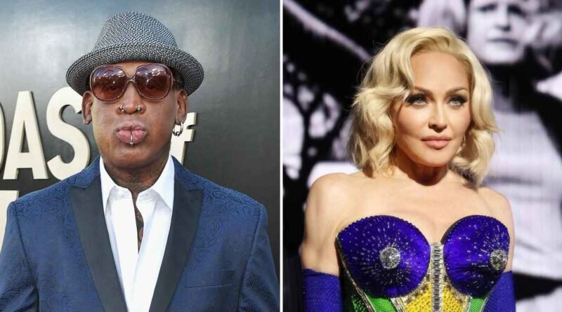 A Look at Dennis Rodman's Romantic History: Madonna, Carmen Electra, and Beyond