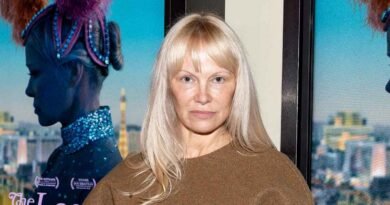 Pamela Anderson Unveils New Bangs at Final Showgirl Screening