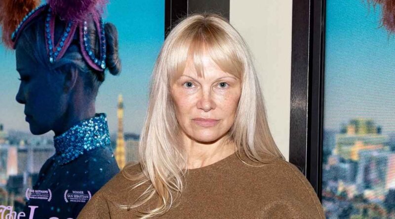 Pamela Anderson Unveils New Bangs at Final Showgirl Screening