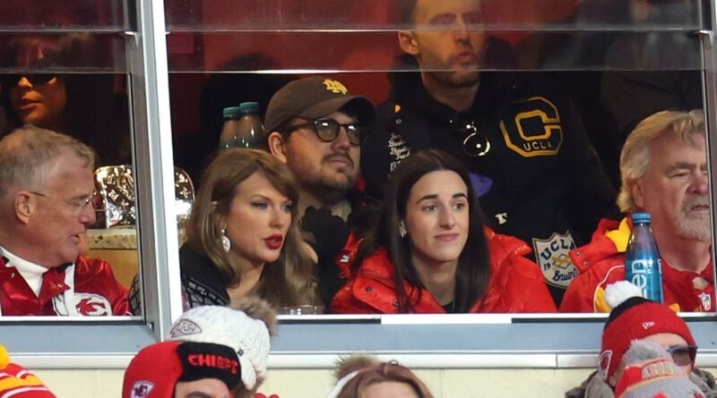 Caitlin Clark and Taylor Swift Support Travis Kelce at Chiefs Playoff Game