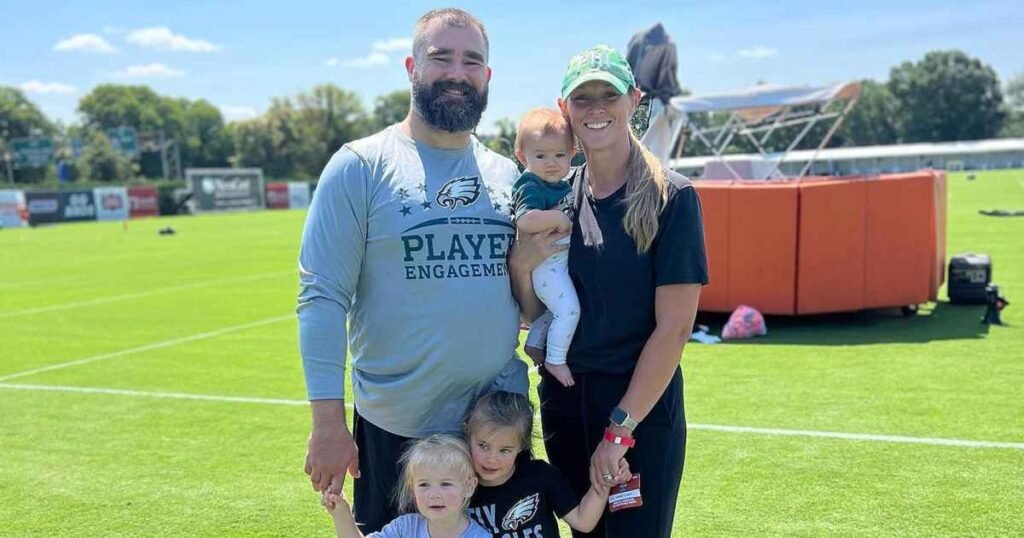 Jason Kelce's Children Create Mascot for His Late-Night ESPN Program