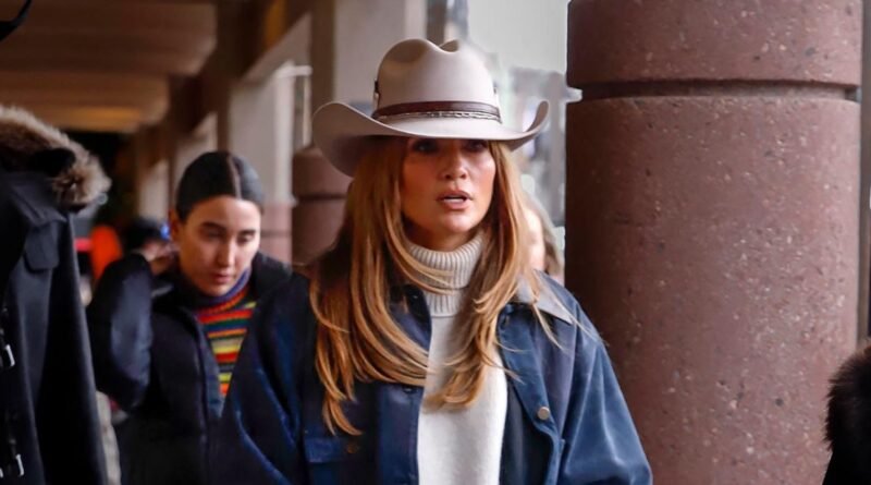 Jennifer Lopez Perfectly Captures the Cowgirl-Core Vibe with Her Embellished Hat