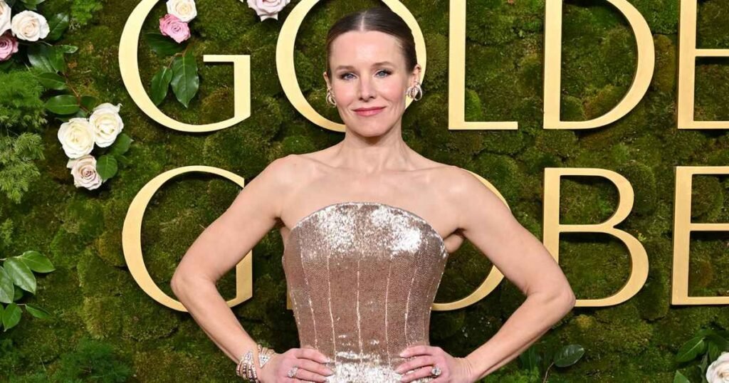 Kristen Bell's Hilarious Struggle to Sit in a Corset at the Golden Globes