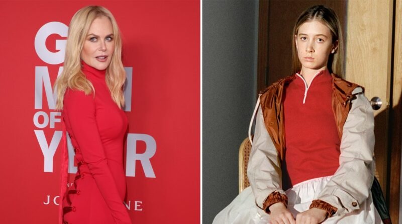 Nicole Kidman's 16-Year-Old Daughter Sunday Showcases Colorful Style in Fresh Miu Miu Ad