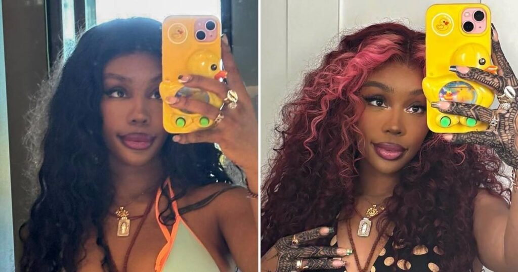 SZA Dazzles with Fresh Pink Highlights: Check Out Her Transformation!