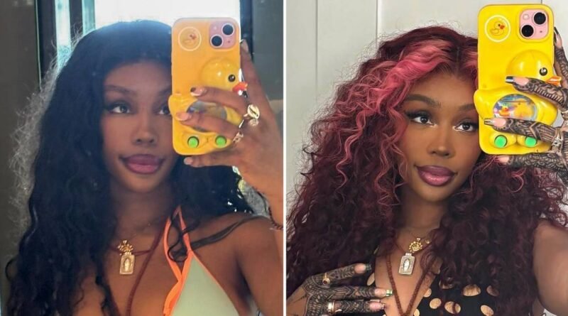 SZA Dazzles with Fresh Pink Highlights: Check Out Her Transformation!