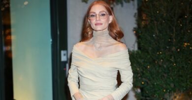 Jessica Chastain's Transparent Turtleneck Look: Discover the Trend