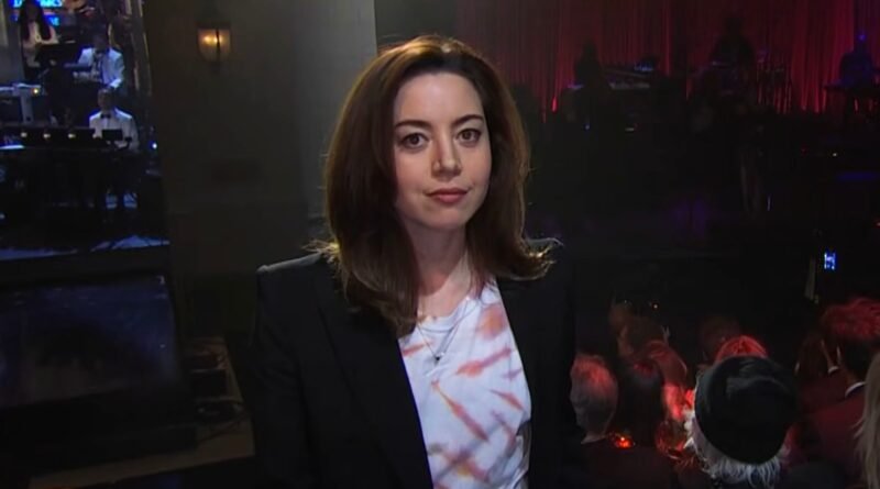 Aubrey Plaza Makes First Public Appearance at SNL50 Following Husband's Passing