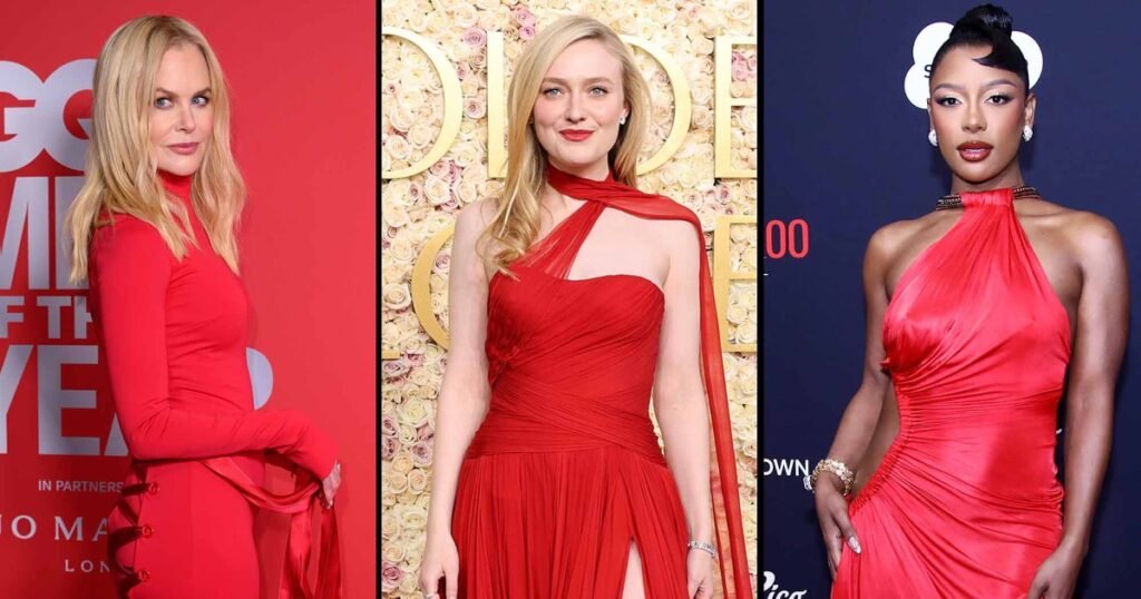 Celebrities Are Obsessed with Red: Nicole Kidman and Others Shine in the Bold Color