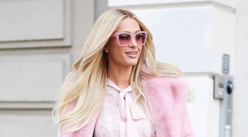 Celebrities Mastering the Monochrome Trend: Paris Hilton and Others