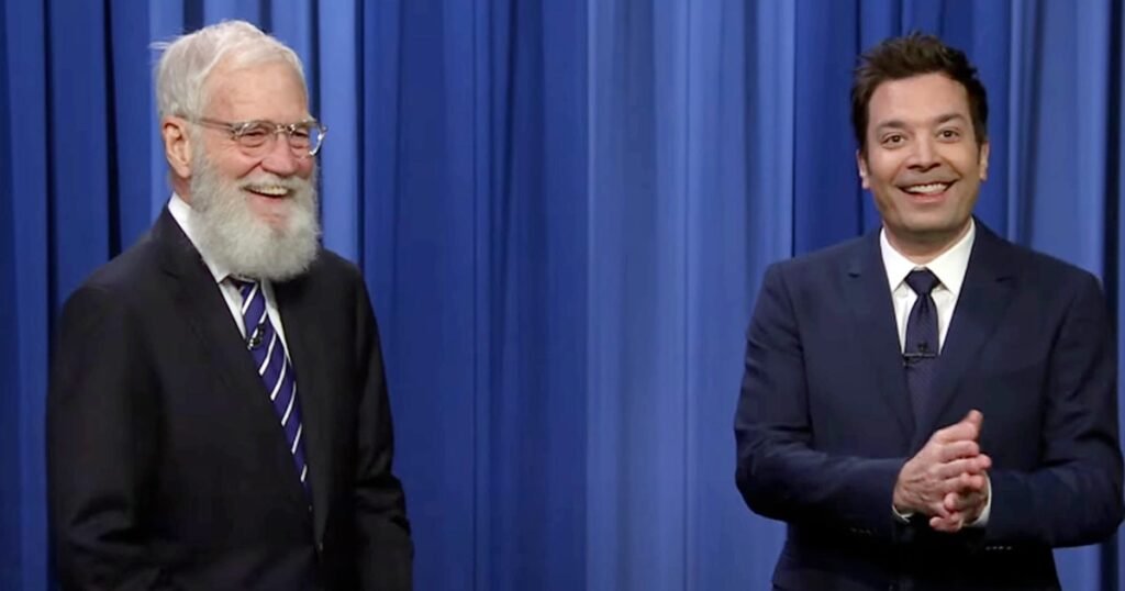 David Letterman Makes Surprise Appearance on 'The Tonight Show'