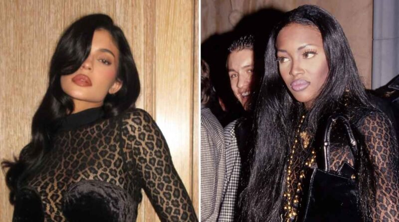 Kylie Jenner Brings Back Naomi Campbell's Iconic 1991 Catsuit Look