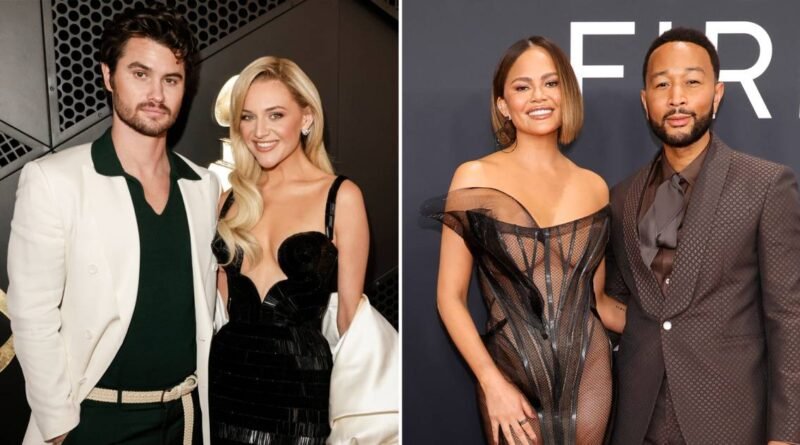 2025 Grammys’ Most Glamorous Couples: Chrissy Teigen and John Legend, Plus More Stars!