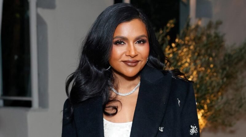 Mindy Kaling Unveils Personalized Hermes Bag Embroidered with Her Kids' Names