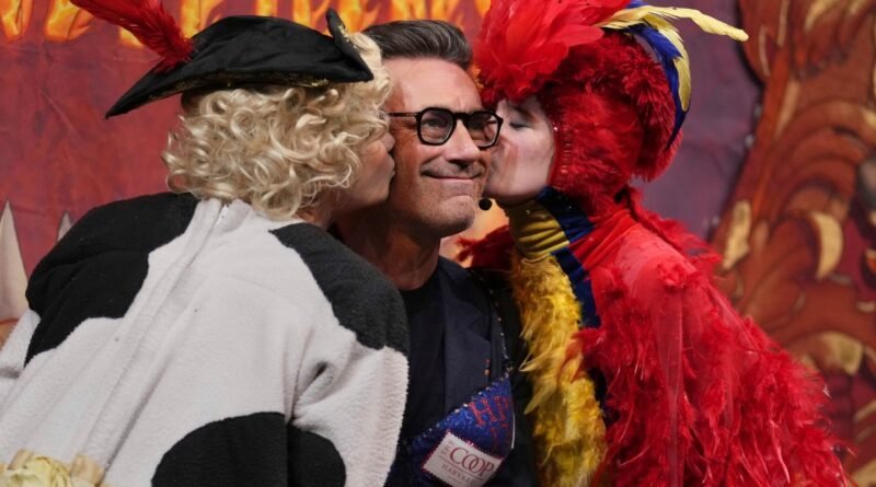 Jon Hamm Celebrated as Harvard's Hasty Pudding Man of the Year