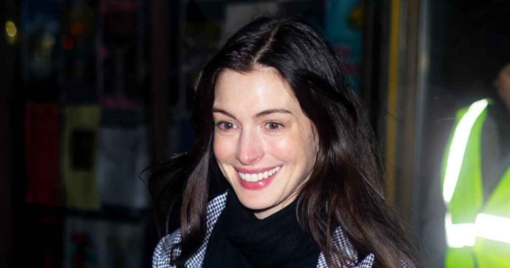 Recreate Anne Hathaway's Stylish Houndstooth Blazer Look for Only $55!