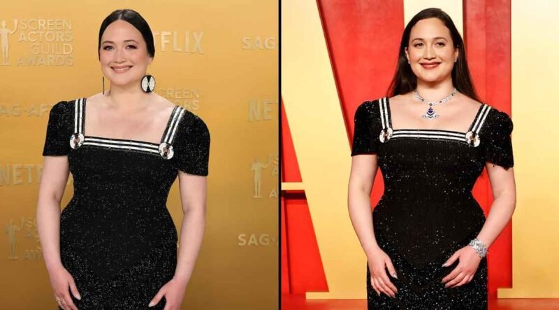 Lily Gladstone Dons a Gucci Dress Again at the 2025 SAG Awards