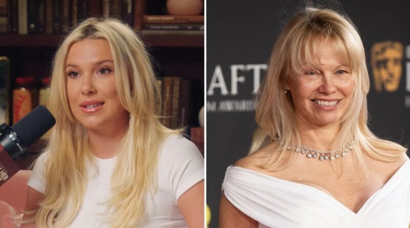 Millie Bobby Brown Wears Pamela Anderson's Pants for Press Tour