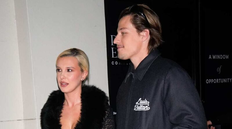 Millie Bobby Brown Dons the Naked Dress for a Date with Jake Bongiovi