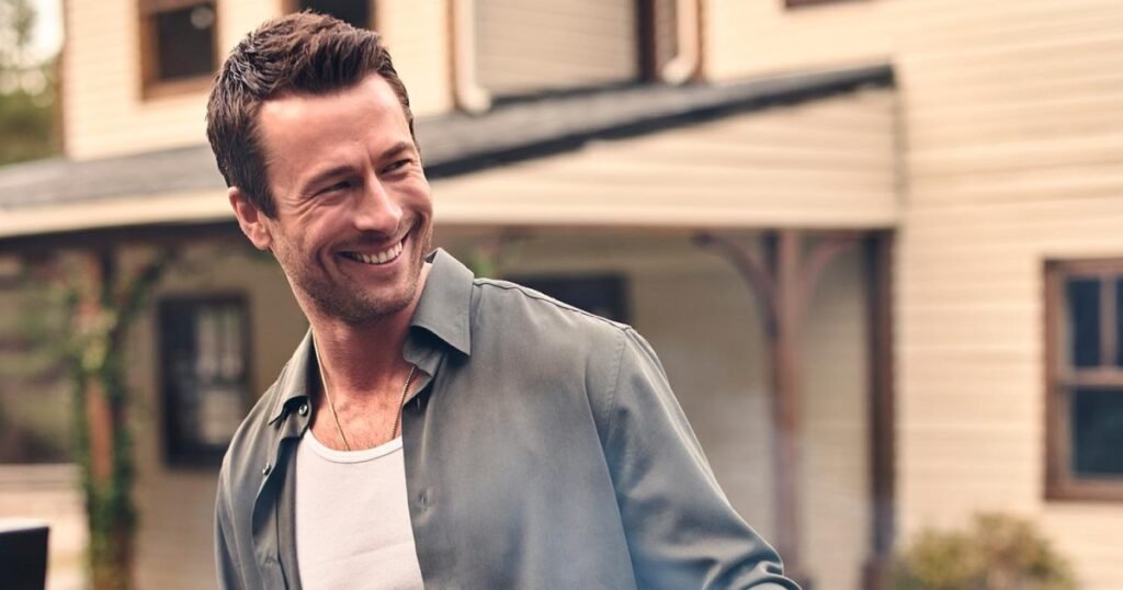 Glen Powell Adds Ketchup to His Waffles