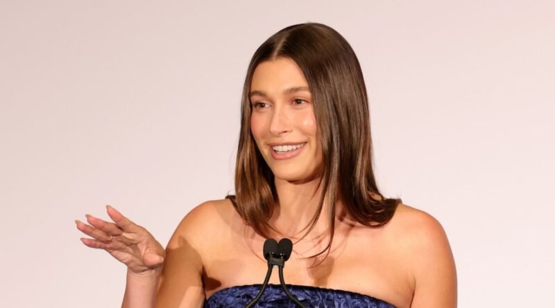 Hailey Bieber Celebrates Husband Justin Following Beauty Innovator Award Victory
