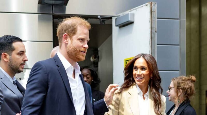 Meghan Markle and Prince Harry Achieve Style Goals in Matching Suits