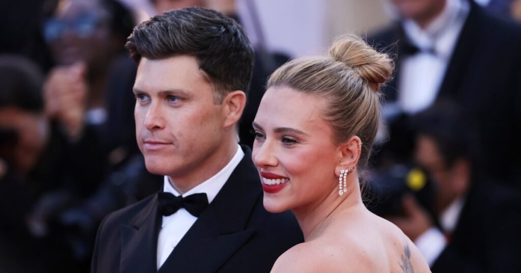 Scarlett Johansson and Colin Jost Share a Romantic PDA Moment at the 2025 Cannes Festival