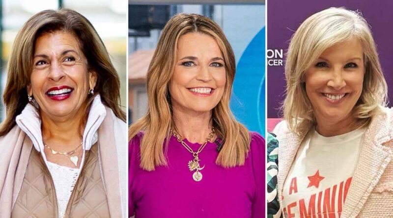 Hoda Kotb and Savannah Guthrie Stand by Kristen Dahlgren