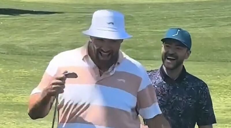 Justin Timberlake Teases About Being Travis Kelce's Backup Dancer