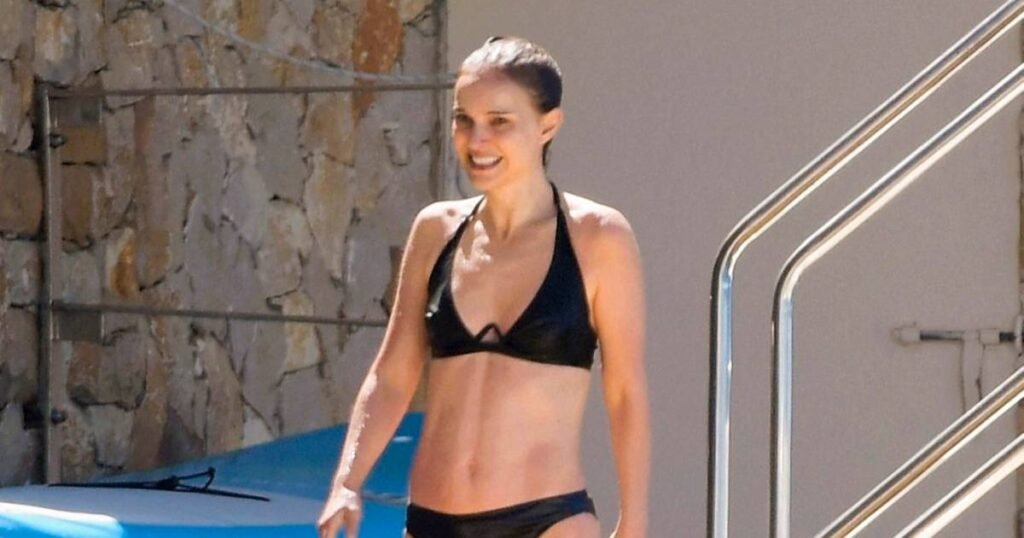 Natalie Portman Flaunts Her Stunning Bikini Figure in a Black Bikini at Cannes