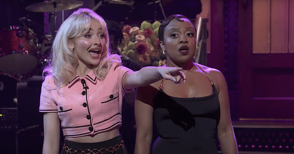 Dwyane Wade and Sabrina Carpenter Crash SNL Monologue