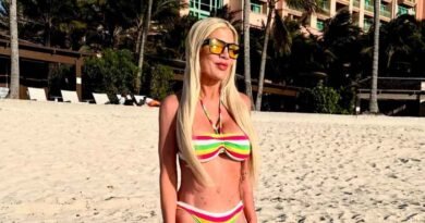 Tori Spelling Dazzles in Exclusive Bikini Shots from Her Bahamas Getaway