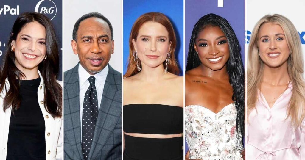 Celebrities and Athletes Weigh In on the Simone Biles and Riley Gaines Controversy