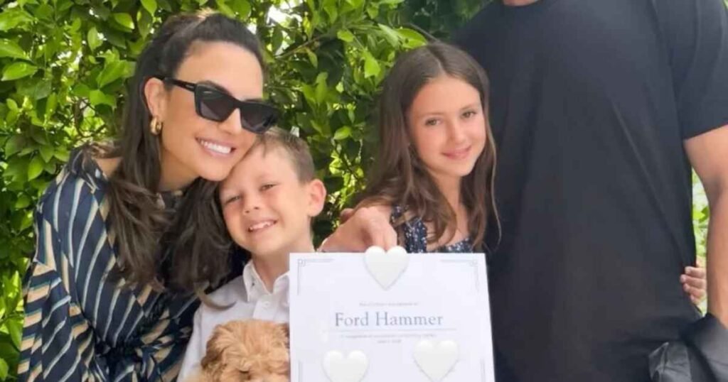 Elizabeth Chambers Posts Rare Photo with Ex-Husband Armie Hammer and Their Kids