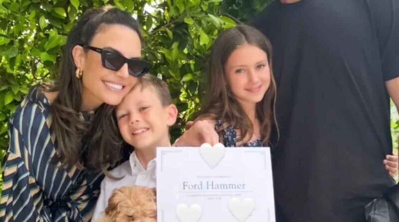 Elizabeth Chambers Posts Rare Photo with Ex-Husband Armie Hammer and Their Kids