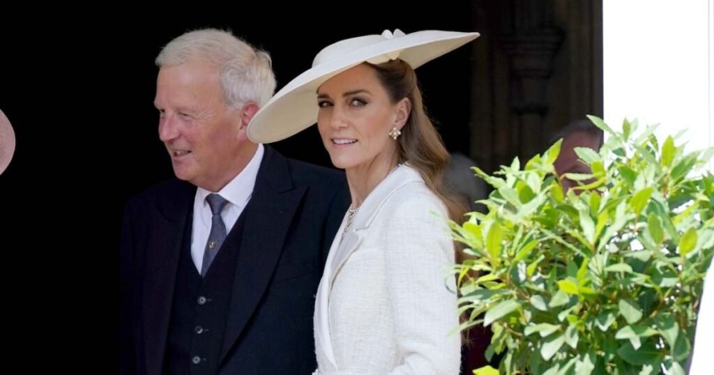 Kate Middleton Dazzles in $260 Self-Portrait Dress at the Order of the Garter Ceremony