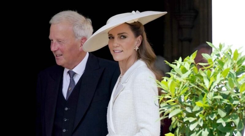 Kate Middleton Dazzles in $260 Self-Portrait Dress at the Order of the Garter Ceremony