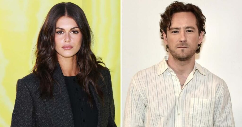 Kaia Gerber and Lewis Pullman Show Affection at Tyler Childers Concert