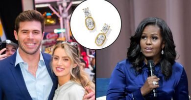 Kaity Biggar Wears Michelle Obama's Earrings for Her Wedding to Zach Shallcross