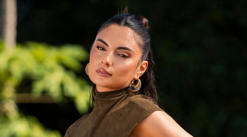 Paige DeSorbo Dazzles in Bold Cutout Dress on Love Island