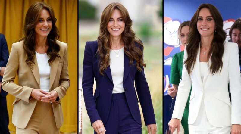 Check Out Kate Middleton's Stylish Collection of Tailored Suits