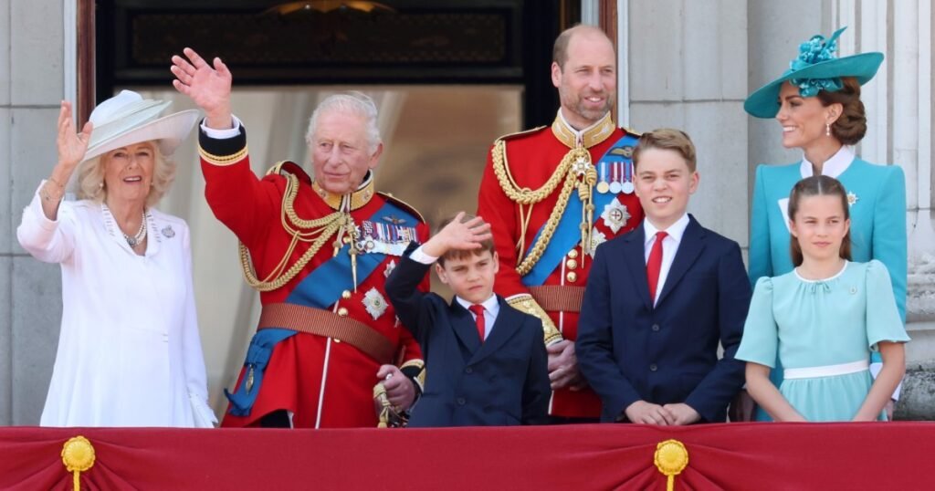 Royal Children George, Charlotte, and Louis at the 2025 Trooping the Colour