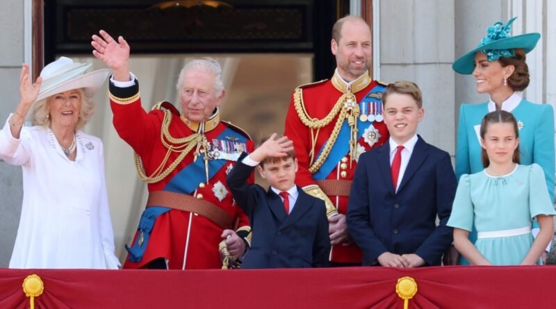 Royal Children George, Charlotte, and Louis at the 2025 Trooping the Colour