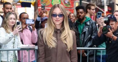Sydney Sweeney Stuns in Bold Outfit at Echo Valley Press Tour