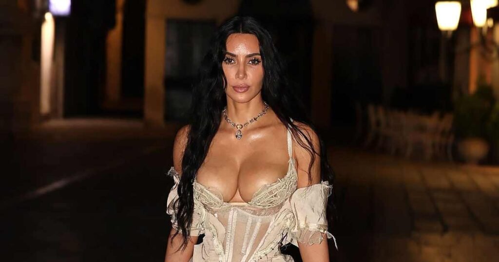 Kim Kardashian Dodges Wardrobe Malfunction in Bold Dress Post-Bezos Wedding