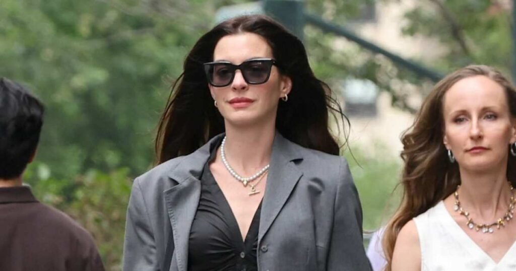 All of Anne Hathaway's Outfits from the Set of The Devil Wears Prada 2