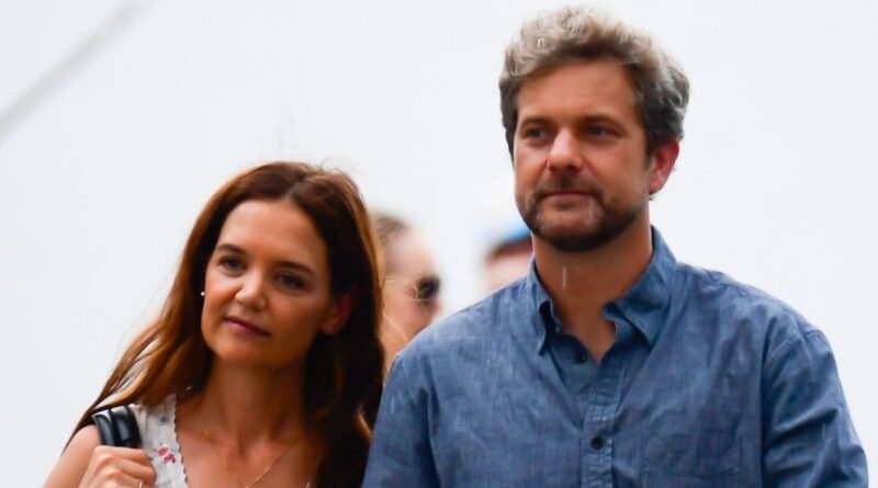 Katie Holmes and Joshua Jackson Shoot Happy Hours Scene with Baby Stroller