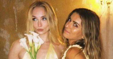 Sophie Turner Dazzles in a Yellow Bridesmaid Dress at the Wedding