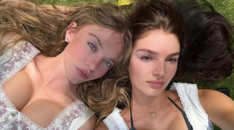 Sydney Sweeney Shows Off Her Curves in a Sheer Top at Sprinkler Photoshoot