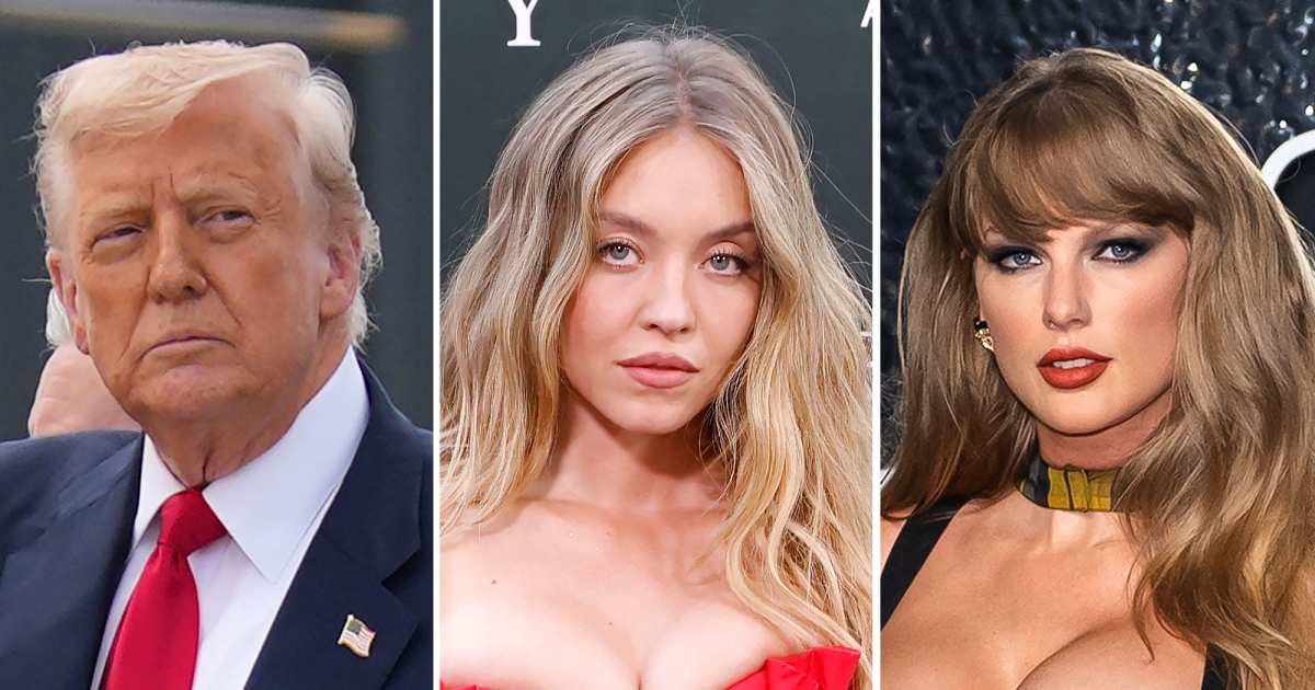 Feature Donald Trump Supports Sydney Sweeney American Eagle Ad Bashes Taylor Swift